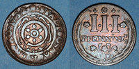ALTDEUTSCHLAND MÜNZEN Osnabruck. Ville. 3 pfennig 1752IW