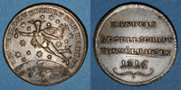 ELSAß Association des Commerçants. Jeton 1816. Laiton (traces d'argenture)