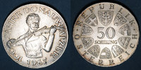 EUROPA Autriche. République. 50 schilling 1967. 100e anniversaire de la valse Le Beau