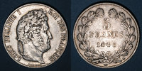 FRANZÖSISCHE MODERNE MÜNZEN 5 francs Louis Philippe (1830-1848). -