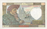 BANKNOTEN DER BANQUE DE FRANCE 50 francs Banque de France. Billet. Jacques Coeur, -