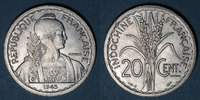 ALTE FRANZÖSISCHE KOLONIEN 20 cent Indochine française. Castelsarrazin -