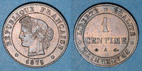 FRANZÖSISCHE MODERNE MÜNZEN 1 centime 3e république (1870-1940). Cérès -