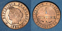 FRANZÖSISCHE MODERNE MÜNZEN 1 centime 3e république (1870-1940). Cérès -