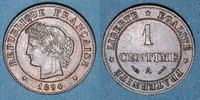 FRANZÖSISCHE MODERNE MÜNZEN 1 centime 3e république (1870-1940). Cérès -