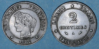 FRANZÖSISCHE MODERNE MÜNZEN 2 centimes 3e république (1870-1940). Cérès -