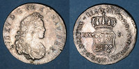 FRANZÖSISCHE KÖNIGLICHE MÜNZEN Louis XV (1715-1774). XX sols de Navarre &. Aix -
