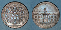 MARKEN - JETONS (RECHENPFENNIGE) Jeton Anjou. Mairie d'Angers. Fr Raymbauld de la Foucherie. cuivre -
