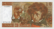 BANKNOTEN DER BANQUE DE FRANCE 10 francs Banque de France. Billet. Berlioz, -