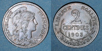 FRANZÖSISCHE MODERNE MÜNZEN 2 centimes 3e république (1870-1940). Dupuis, -