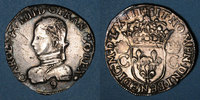 FRANZÖSISCHE KÖNIGLICHE MÜNZEN Charles IX (1560-1574). Teston, 1er type. 1563. Rennes