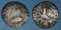 ANDERE FEUDALE MÜNZEN Franche Comté. Comté de Bourgogne. Philippe II (1556-1598). Double denier, 1590.