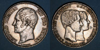 EUROPA Belgique. Léopold I (1831-65). Module de 5 francs 1853 Mariage du duc et de la