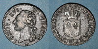 FRANZÖSISCHE KÖNIGLICHE MÜNZEN 1/2 sol Louis XVI (1774-1793). Marseille -