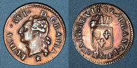 FRANZÖSISCHE KÖNIGLICHE MÜNZEN Liard Louis XVI (1774-1793). &. Aix. Etoile -