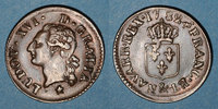 FRANZÖSISCHE KÖNIGLICHE MÜNZEN Liard Louis XVI (1774-1793). &. Aix. Etoile -