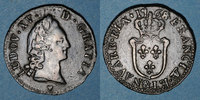 FRANZÖSISCHE KÖNIGLICHE MÜNZEN 1/2 sol Louis XV (1715-1774). d'Aix & -