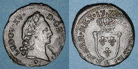 FRANZÖSISCHE KÖNIGLICHE MÜNZEN 1/2 sol Louis XV (1715-1774). d'Aix & -