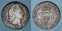 FRANZÖSISCHE KÖNIGLICHE MÜNZEN Sol Louis XV (1715-1774). Sol d'Aix & Aix -