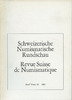 NUMISMATIKBÜCHER Revue suisse de numismatique. -