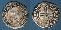 FRANZÖSISCHE KÖNIGLICHE MÜNZEN Charles VIII (1483-1498). Hardi, 3e émission. Bordeaux. Inédit !
