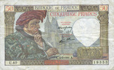 BANKNOTEN DER BANQUE DE FRANCE 50 francs Banque de France. Billet. Jacques Coeur, -