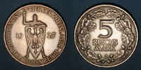 KAISERREICH MÜNZEN Allemagne. République de Weimar. 5 reichsmark 1925D. Rheinlande