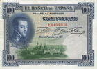 ANDERE AUSLÄNDISCHE SCHEINE 100 pesetas Espagne. Banque d'Espagne. (1936) -