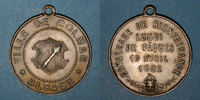 ELSAß Alsace. Colmar. Cavalcade de bienfaisance. 1882. Médaille laiton. 29,5 mm, avec