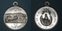 ELSAß Trois Epis. Sanctuaire de Notre Dame des Trois Epis (début du 20e). Médaille alu