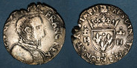 FRANZÖSISCHE KÖNIGLICHE MÜNZEN Henri II (1547-1559). Teston, 2e type, Lyon. Faux d'époque !