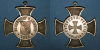 ELSAß Alsace. Colmar. Association des Vétérans de 1870. 1883. Croix en bronze, avec so