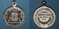 ELSAß Alsace. Mulhouse. Cavalcade de bienfaisance. 1884. Médaille en laiton. 28 mm