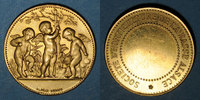 ELSAß Bas-Rhin. Société d'horticulture du Bas-Rhin. Médaille bronze doré. 28,21 mm