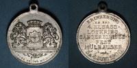 ELSAß Alsace. Mulhouse. 4e festival des chorales d'Alsace-Lorraine. 1900. Médaille en