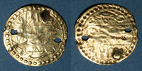 ISLAM Maghreb. Pseudo-monnaie ottomane (XIXe). Or. Type d'un demi de sultani de Mahmou