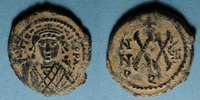BYZANZ Empire byzantin. Tibère II Constantin (578-582). 1/2 follis. Théoupolis (Antioch