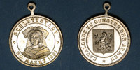 ELSAß Alsace. Sélestat. Cavalcade. 1891. Médaille bronze. 26 mm, avec son oeillet