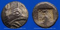 GRIECHISCHE MÜNZEN Ionie. Téos (vers 500-480 av. J-C). Tétartémorion