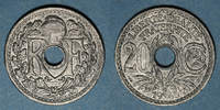 FRANZÖSISCHE MODERNE MÜNZEN Gouvernement provisoire (1944-1947). 20 centimes 1945