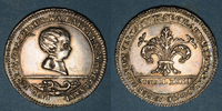 ELSAß Alsace. Strasbourg. Jubilé de 1781. Naissance du Dauphin. Jeton argent