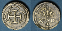 GEWICHTE Espagne. Poids monétaire de la quadruple pistole de Charles Quint milieu du XVIIIe -
