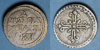 GEWICHTE Italie. Poids monétaire de la double pistole d'Italie -