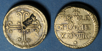 GEWICHTE Italie. Poids monétaire de la quadruple pistole d'Italie -