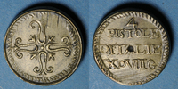 GEWICHTE Italie. Poids monétaire de la quadruple pistole d'Italie -