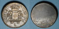 GEWICHTE Italie. Gênes. Poids monétaire de la pièce de 96 lires (quadruple de Gênes, 1792-1793) -