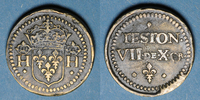 GEWICHTE teston Henri III . Poids monétaire du -