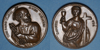 MEDAILLEN bronze Saint-Pierre. Médaille . 37 mm -
