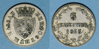 ALTDEUTSCHLAND MÜNZEN 3 kreuzer Nassau. Guillaume (1816-1839). -