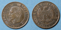 FRANZÖSISCHE MODERNE MÜNZEN 1 centime 2e empire (1852-1870). tête nue -